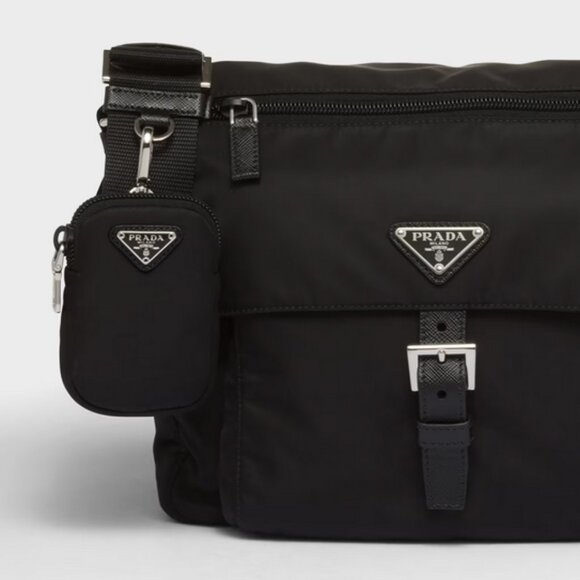 Prada Mini Pouch with Clip